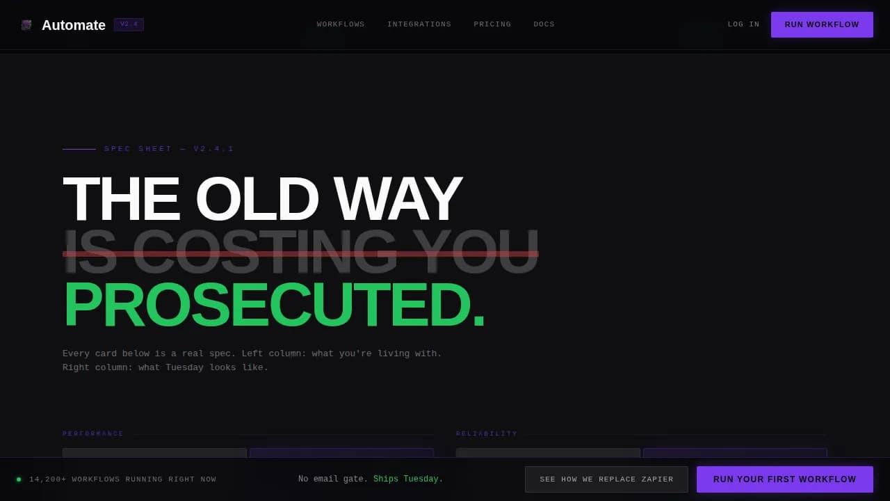 Complete Advanced Tech & AI Platforms Comparison Website Template