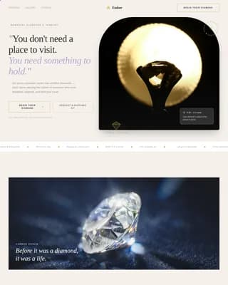 Funeral Services Portfolio & Case Study Website Template