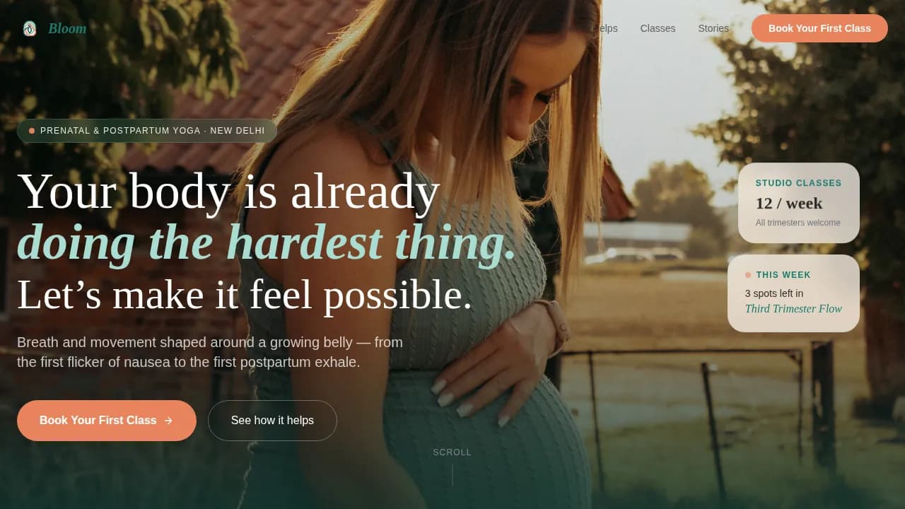 Specialist Wellness Modalities Appointment Booking Website Template