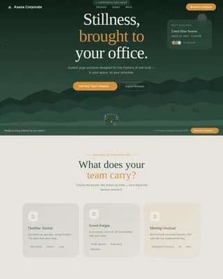 Yoga & Pilates Studio Appointment Booking Website Template