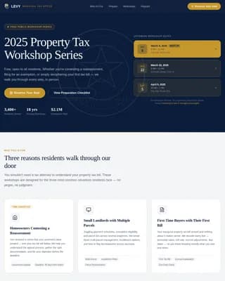 Revenue & Tax Authority Appointment Booking Website Template