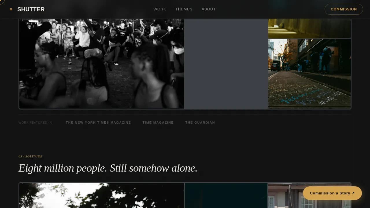 Photography Portfolio Blog & Content Website Template