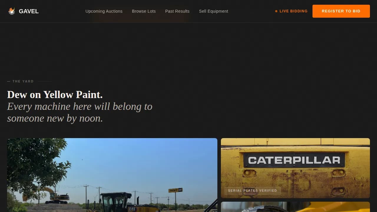 Auction Platforms & Types Pre-Launch & Coming Soon Website Template