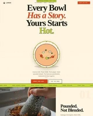 Spice — Vibrant Southeast Asian Dining Landing Page Template