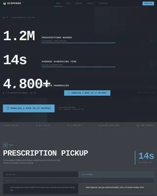 Pharmacy Digital Presence Appointment Booking Website Template