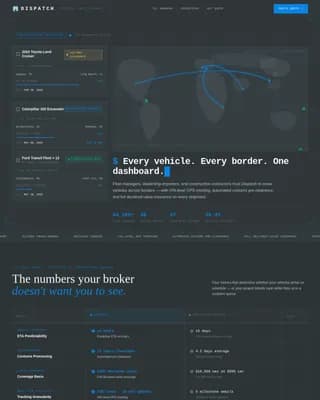Fleet — Smart Logistics Management Landing Page Template