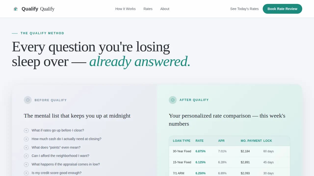 Single Family Home Real Estate Professional Website Template