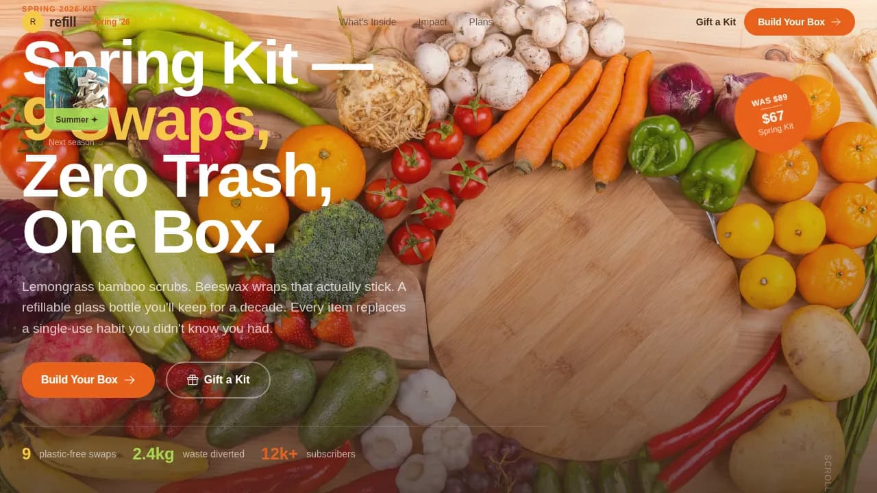 Advanced Subscription Box Services Comparison Website Template