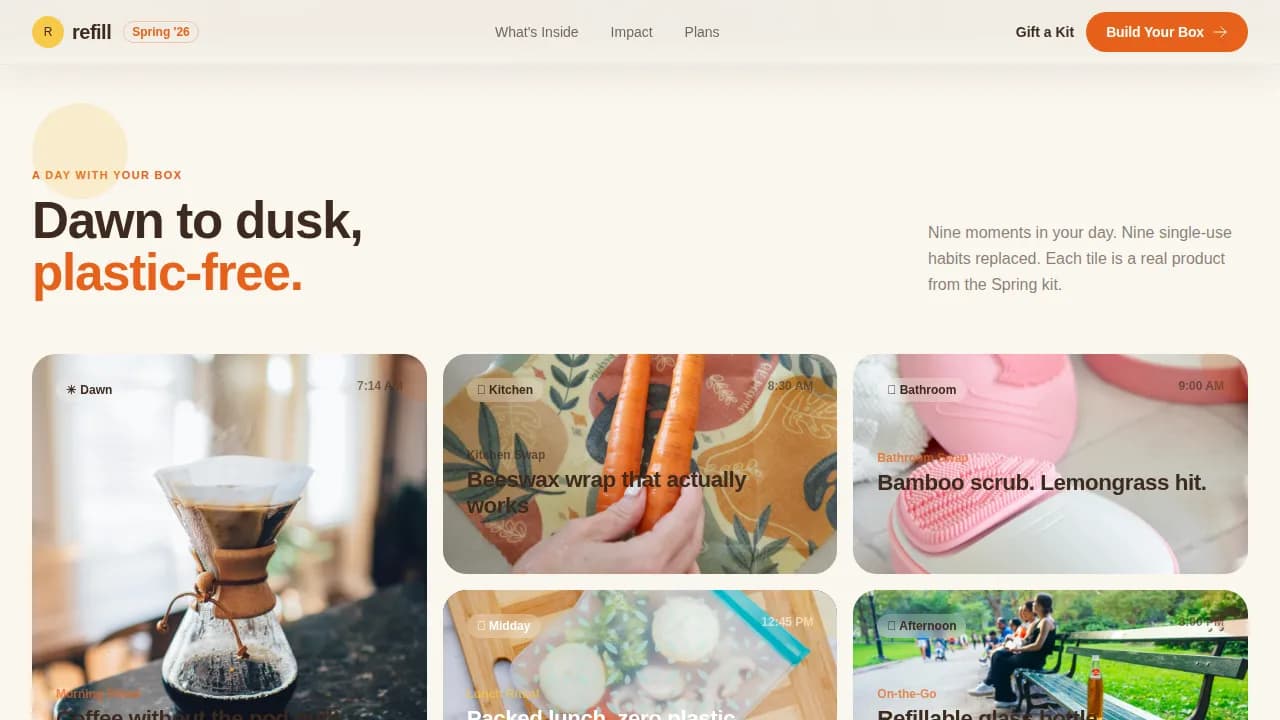 Advanced Subscription Box Services Comparison Website Template