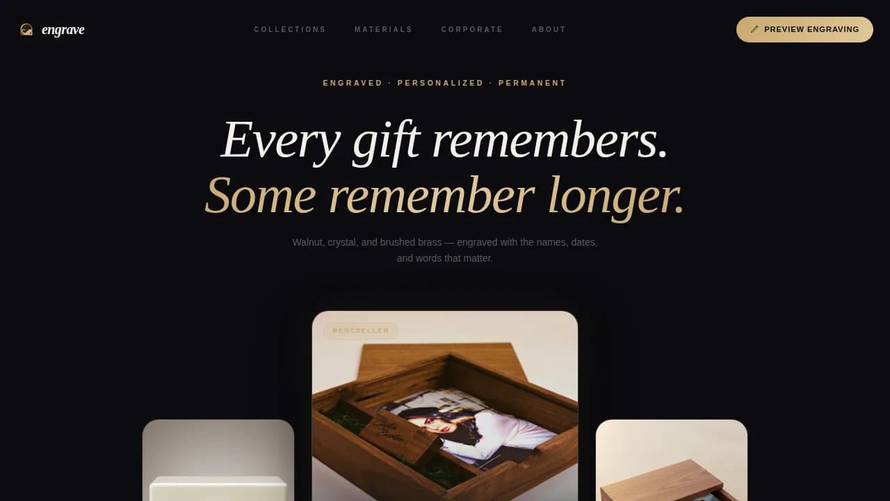 Expert Gift & Specialty Store Professional Website Template