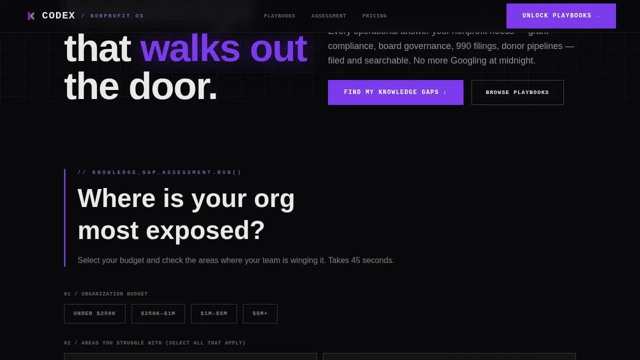 Specialist Nonprofit Digital Presence Professional Website Template