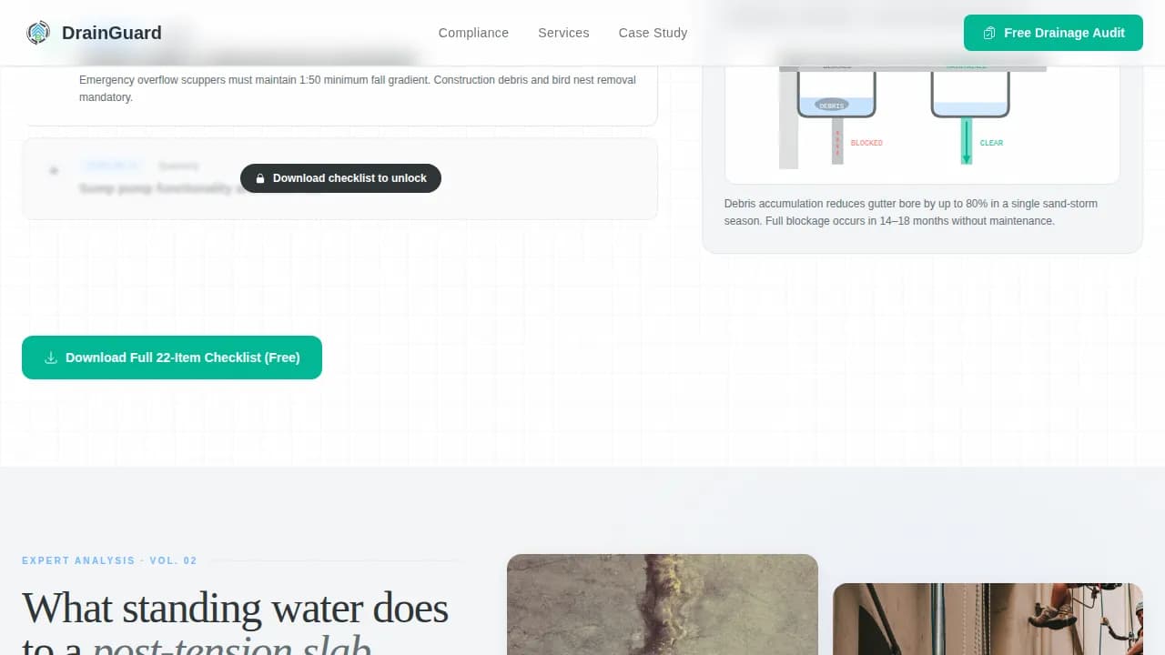 Streamflow — Compliance Gutter Specialist Landing Page Template