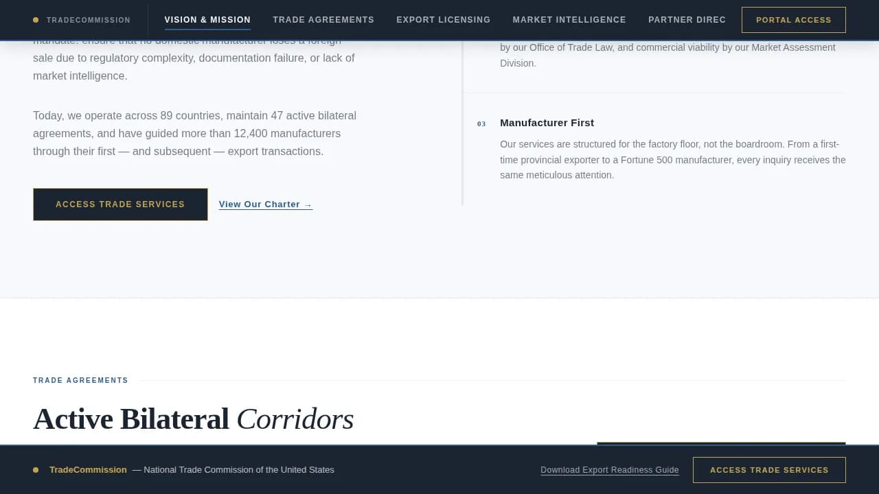 Embassy & Consulate Professional Website Template