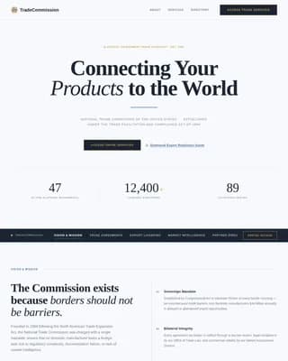 Embassy & Consulate Professional Website Template