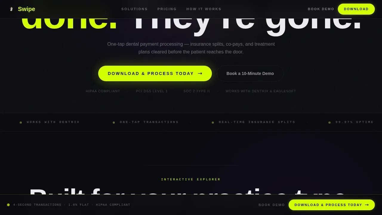 Dental Software Professional Website Template
