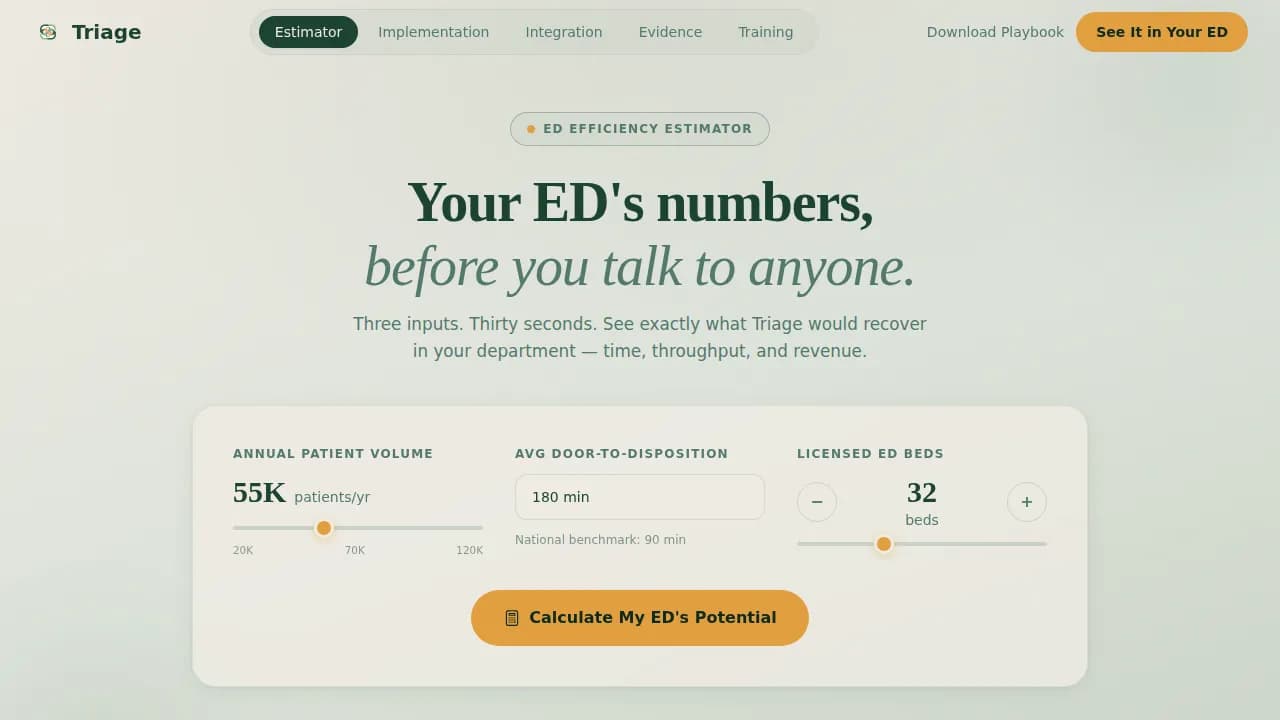 Emergency Medicine Cost Estimator Website Template