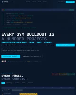 Complete Fitness & Gym Software Professional Website Template