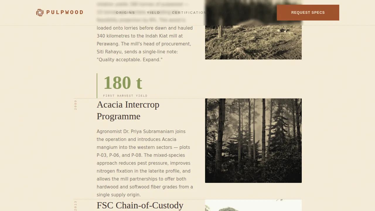 Expert Forestry & Timber Professional Website Template