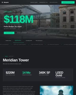 Specialist Architecture Firm Portfolio & Case Study Website Template