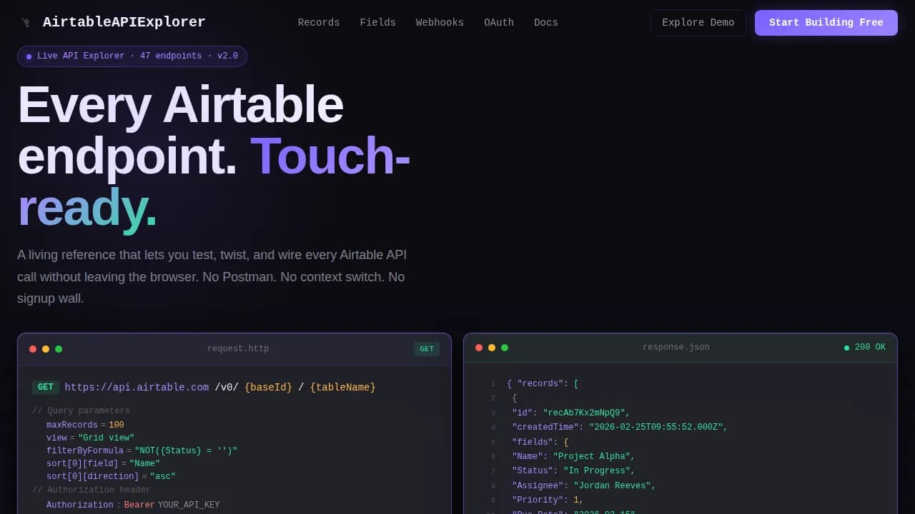 No-Code Platform Documentation Specialist Professional Website Template