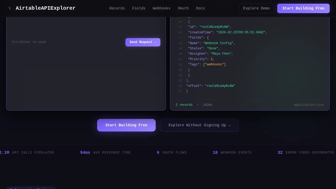No-Code Platform Documentation Specialist Professional Website Template