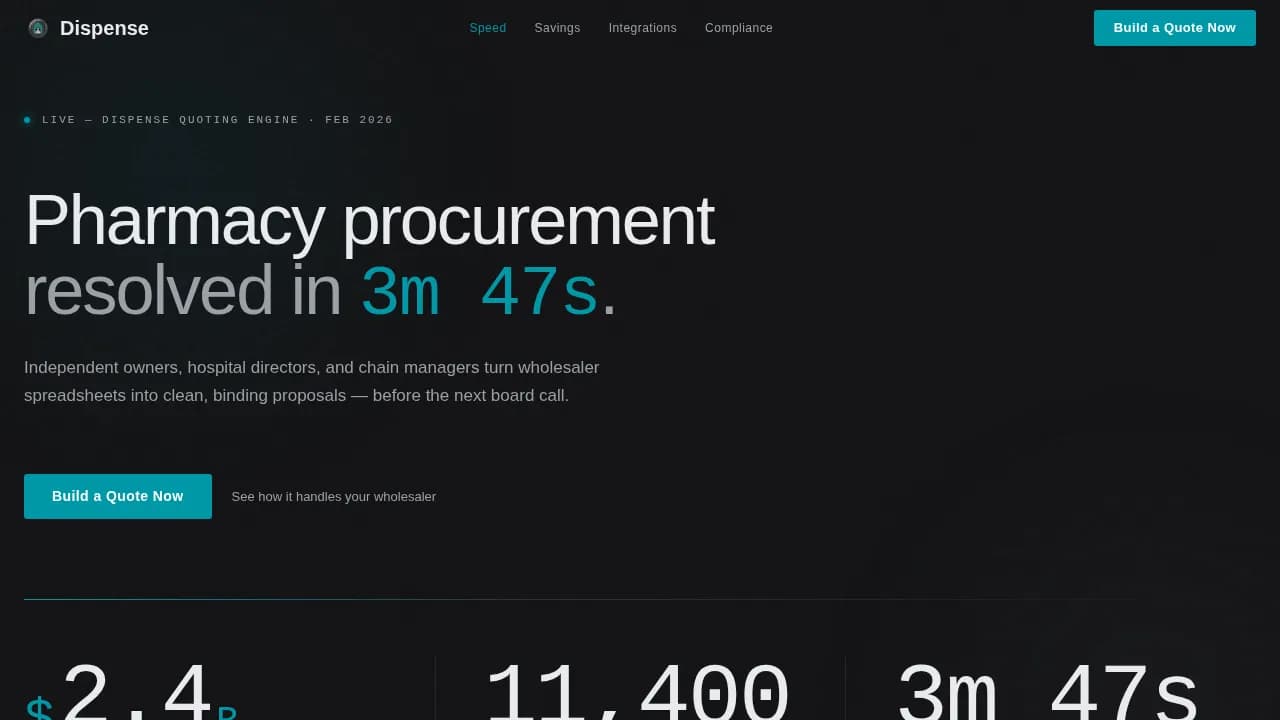 Pharmacy Software Professional Website Template