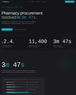 Pharmacy Software Professional Website Template