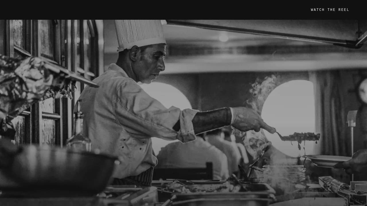 Videography & Film Portfolio Professional Website Template