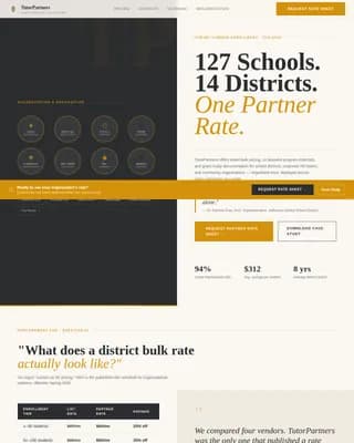 Tutoring Center Marketing FAQ & Common Questions Website Template