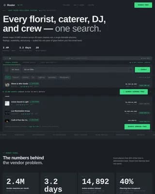 Specialist Directory & Marketplace Platforms Pricing & Packages Website Template