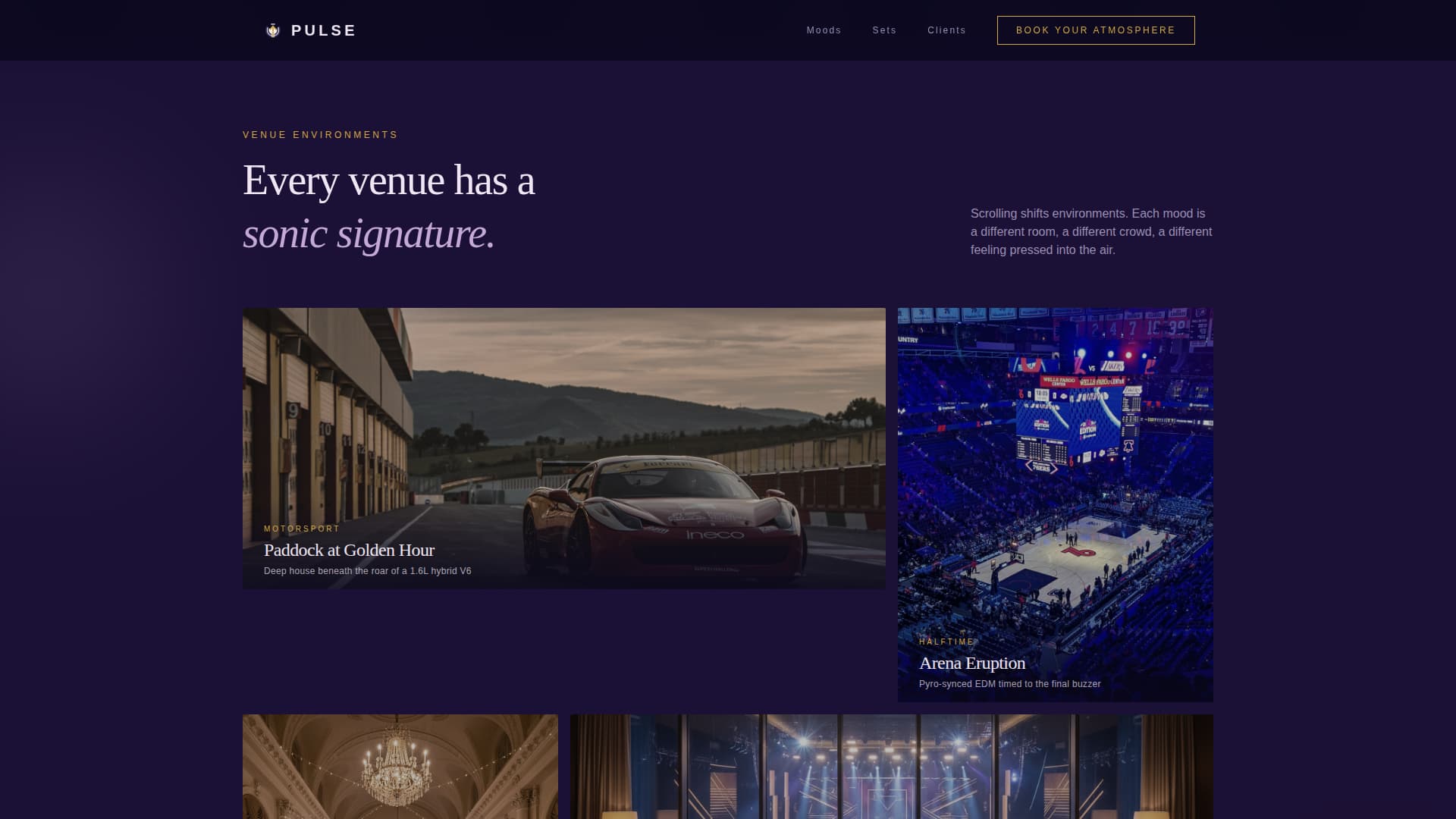 Sports Event Event Booking Website Template