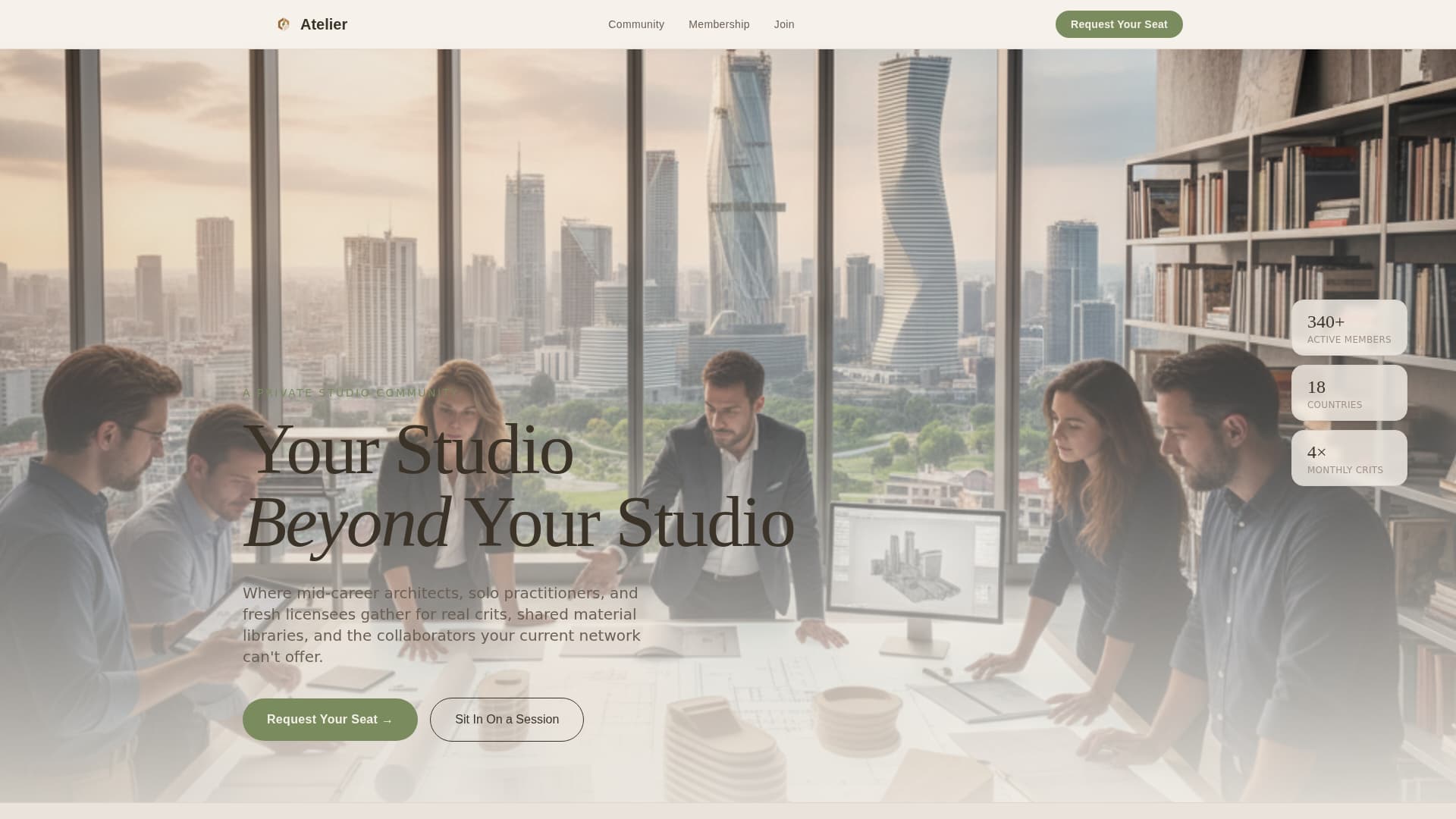 Architects Community Professional Website Template