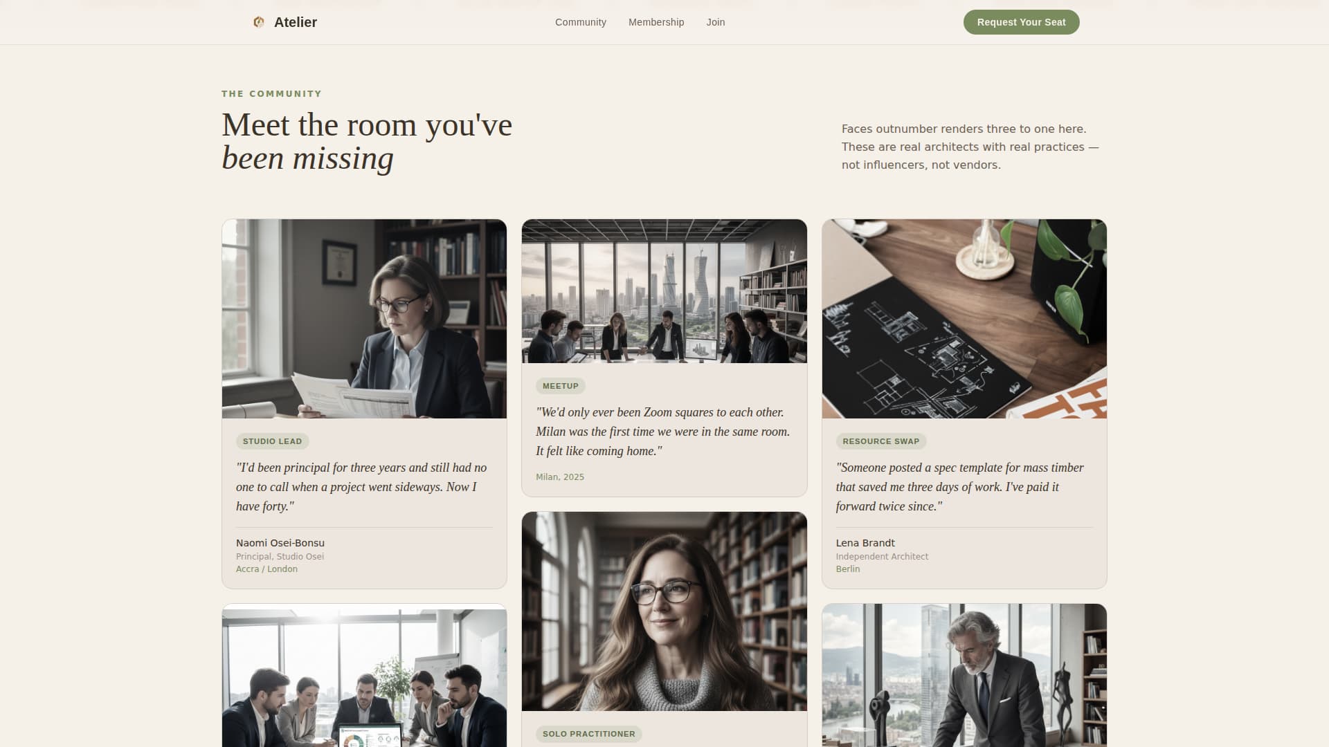 Architects Community Professional Website Template