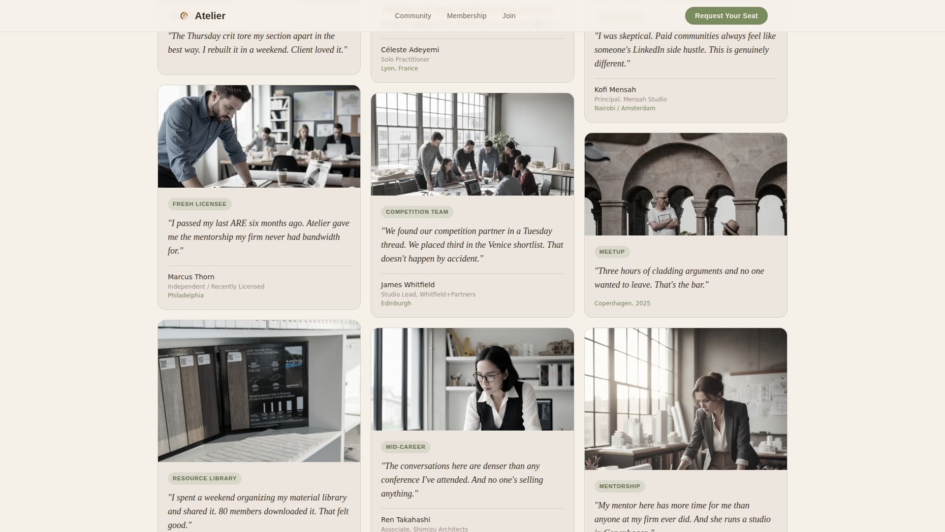 Architects Community Professional Website Template