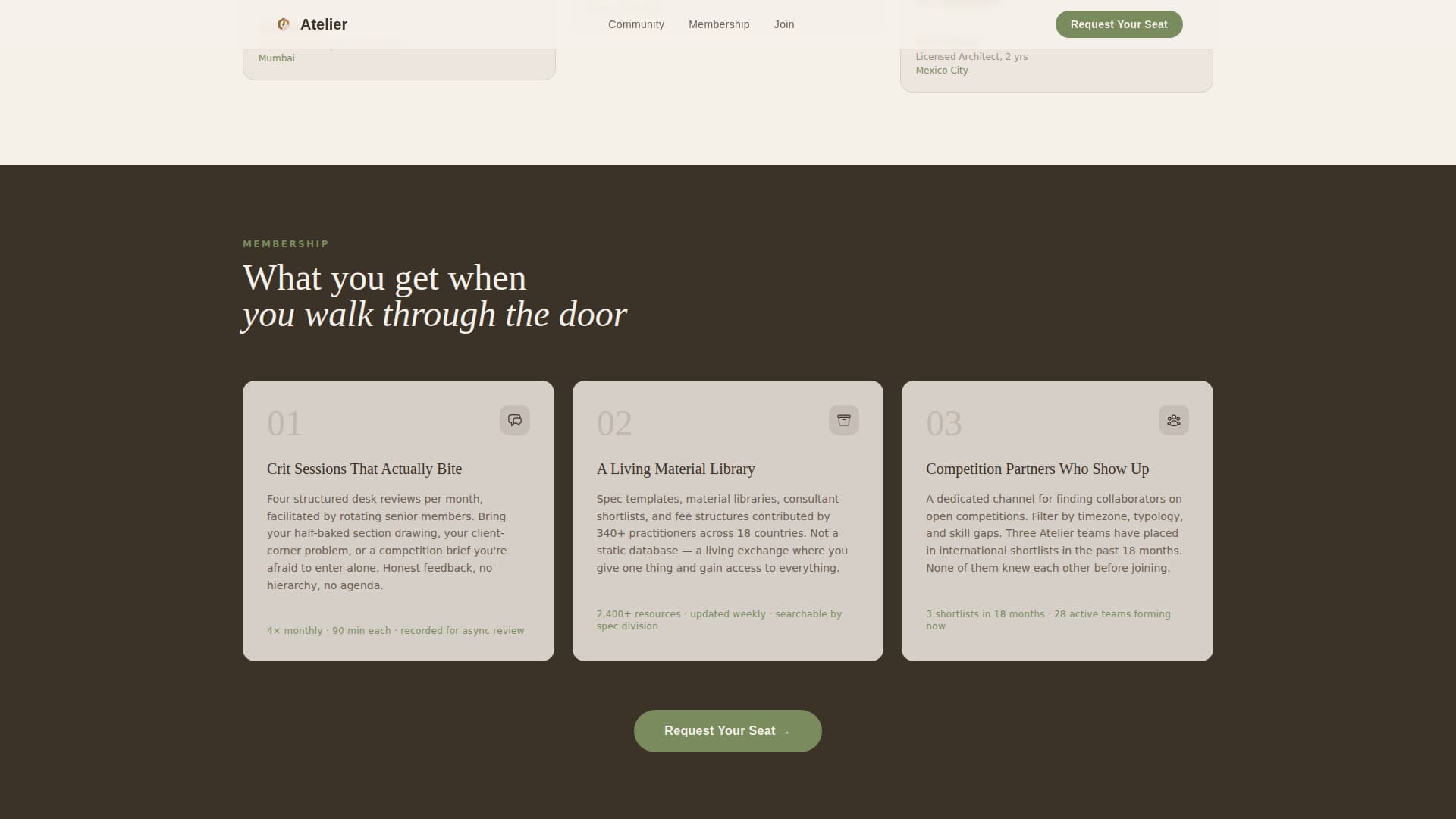 Architects Community Professional Website Template
