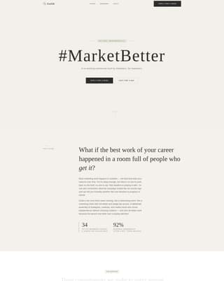 Marketing Professionals Community Professional Website Template