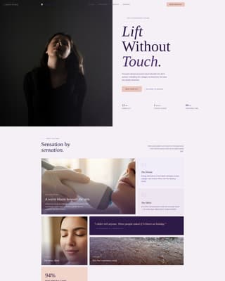Specialty Beauty Treatments Booking Website Template