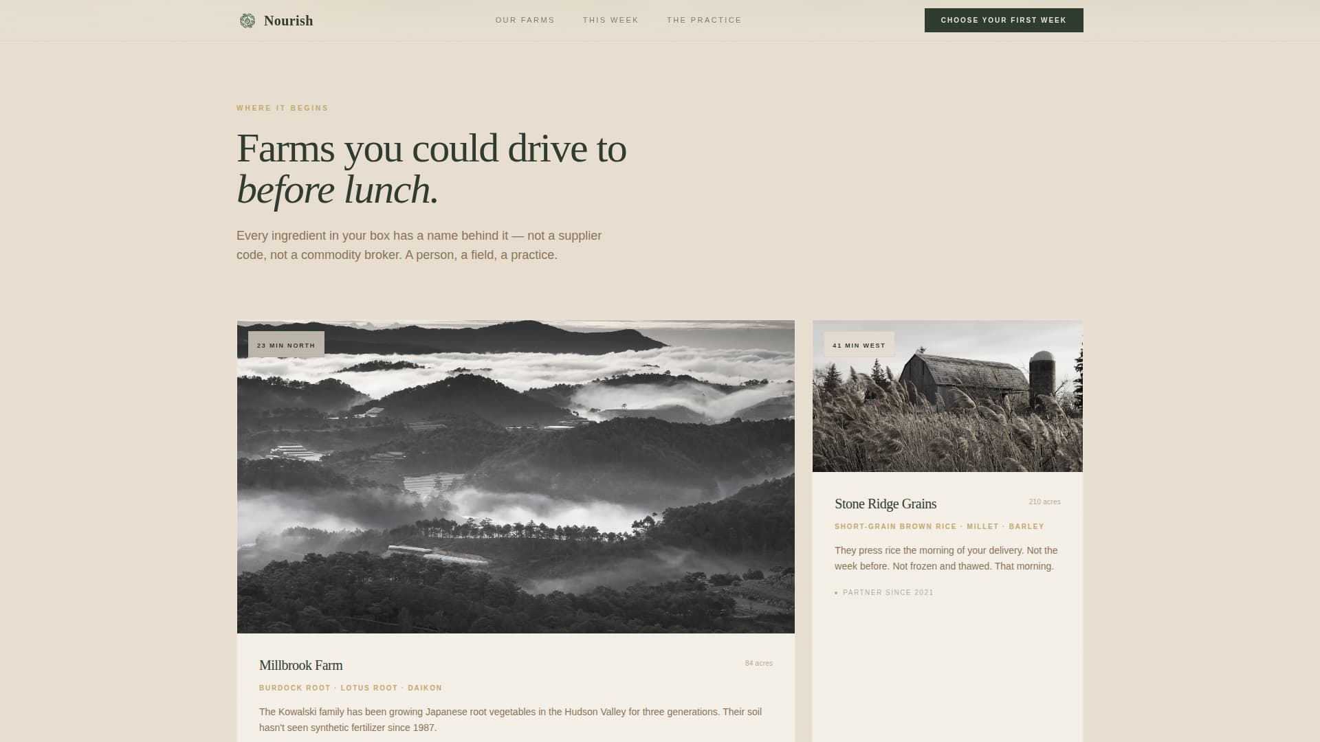 Macrobiotic Food & Dining Booking Website Template