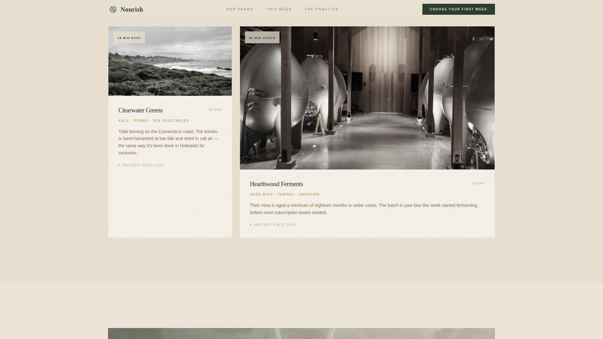 Macrobiotic Food & Dining Booking Website Template