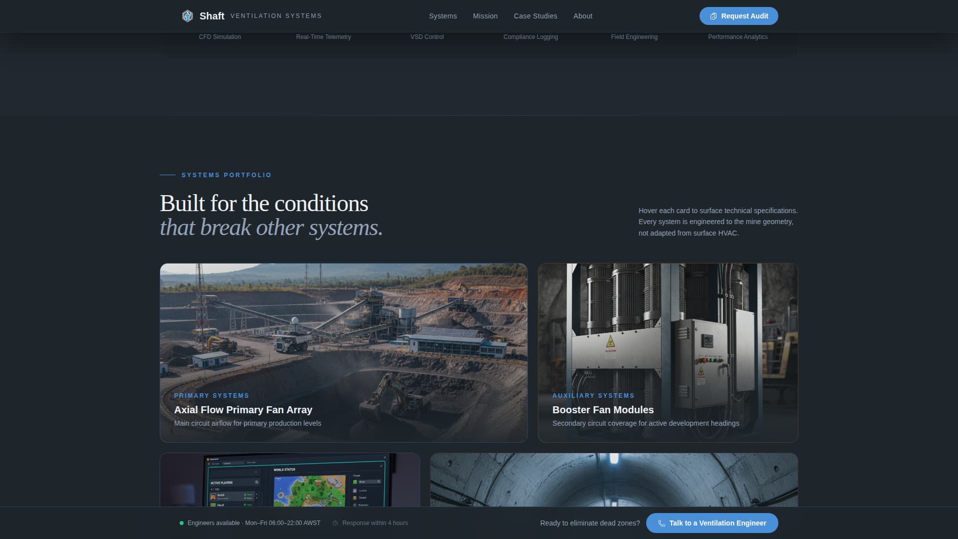 Mining Equipment & Professional Website Template