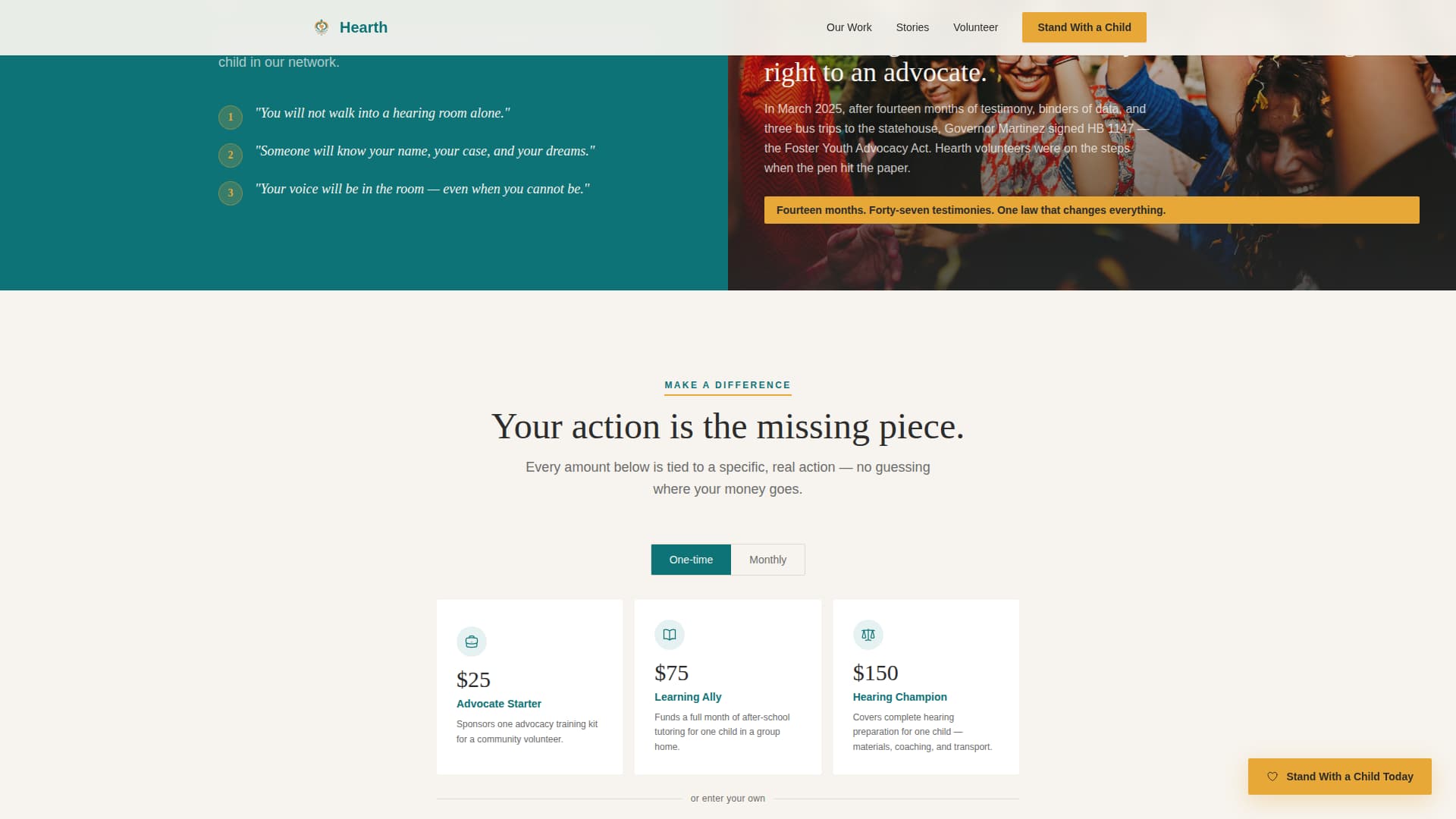 Child Welfare Nonprofit Professional Website Template