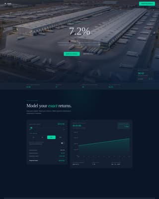 Real Estate Investment & REIT Cost Calculator Website Template