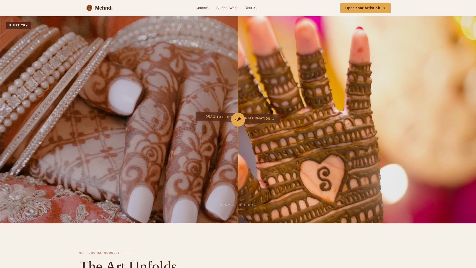 Specialty Beauty Treatments Portfolio Website Template
