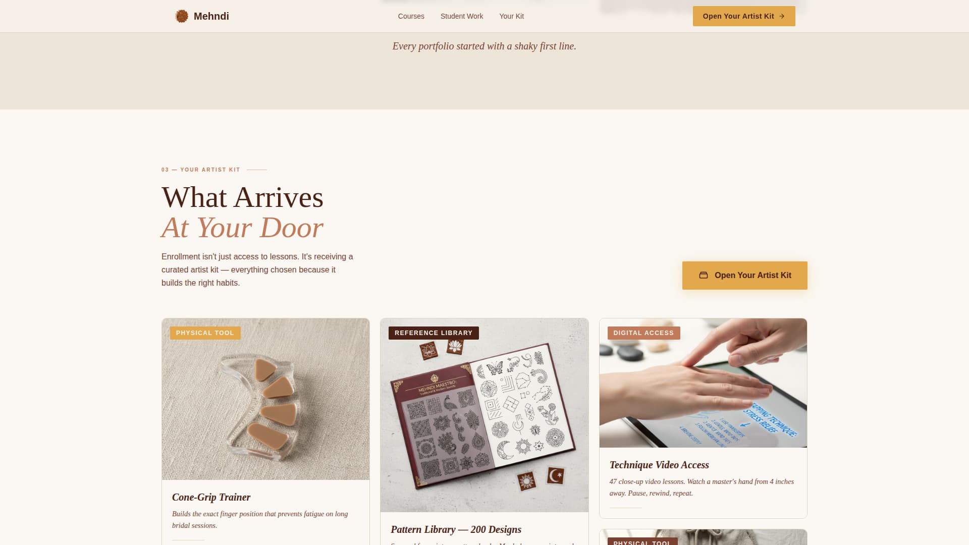 Specialty Beauty Treatments Portfolio Website Template