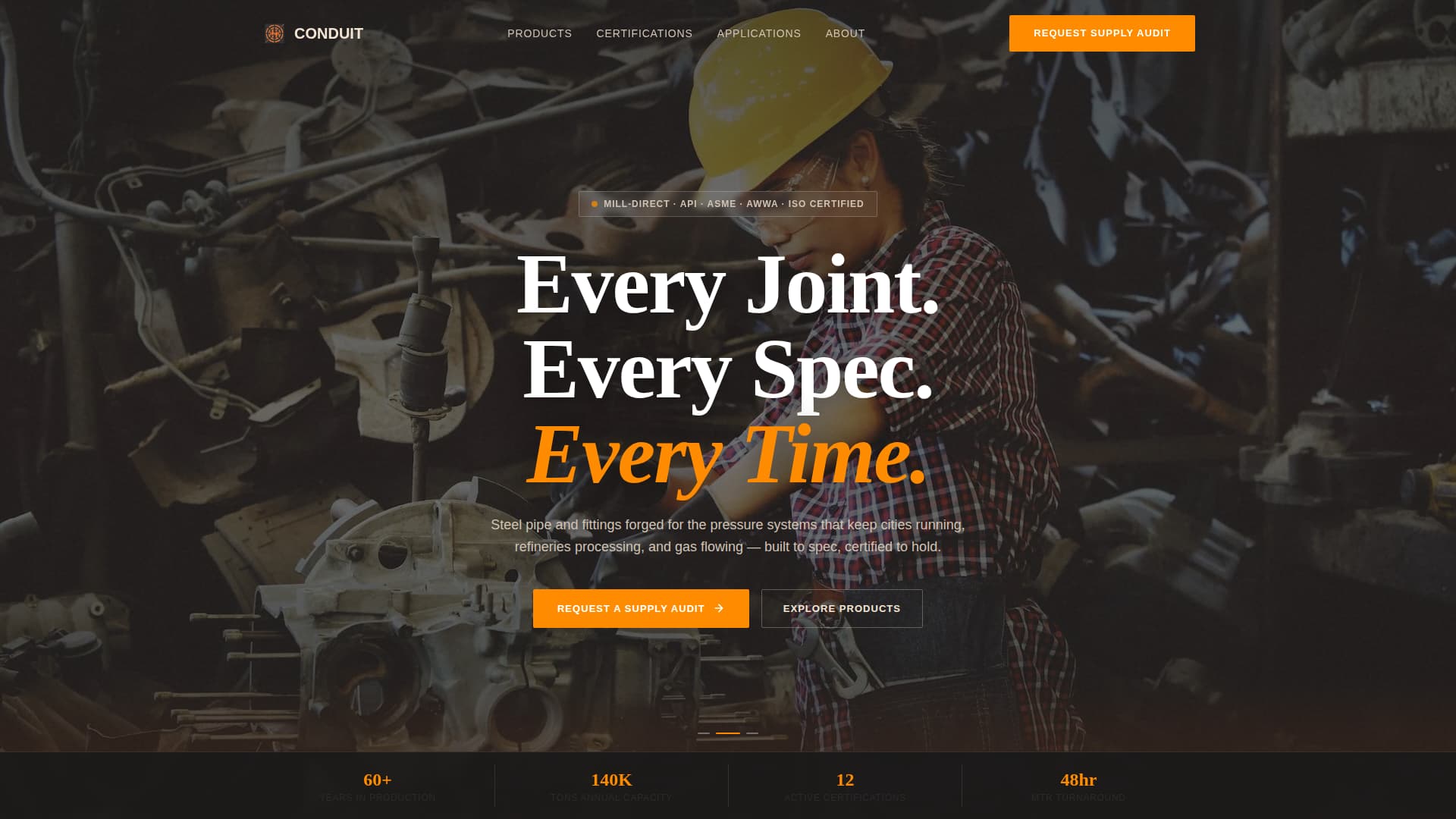 Component & Equipment Manufacturing Directory Website Template