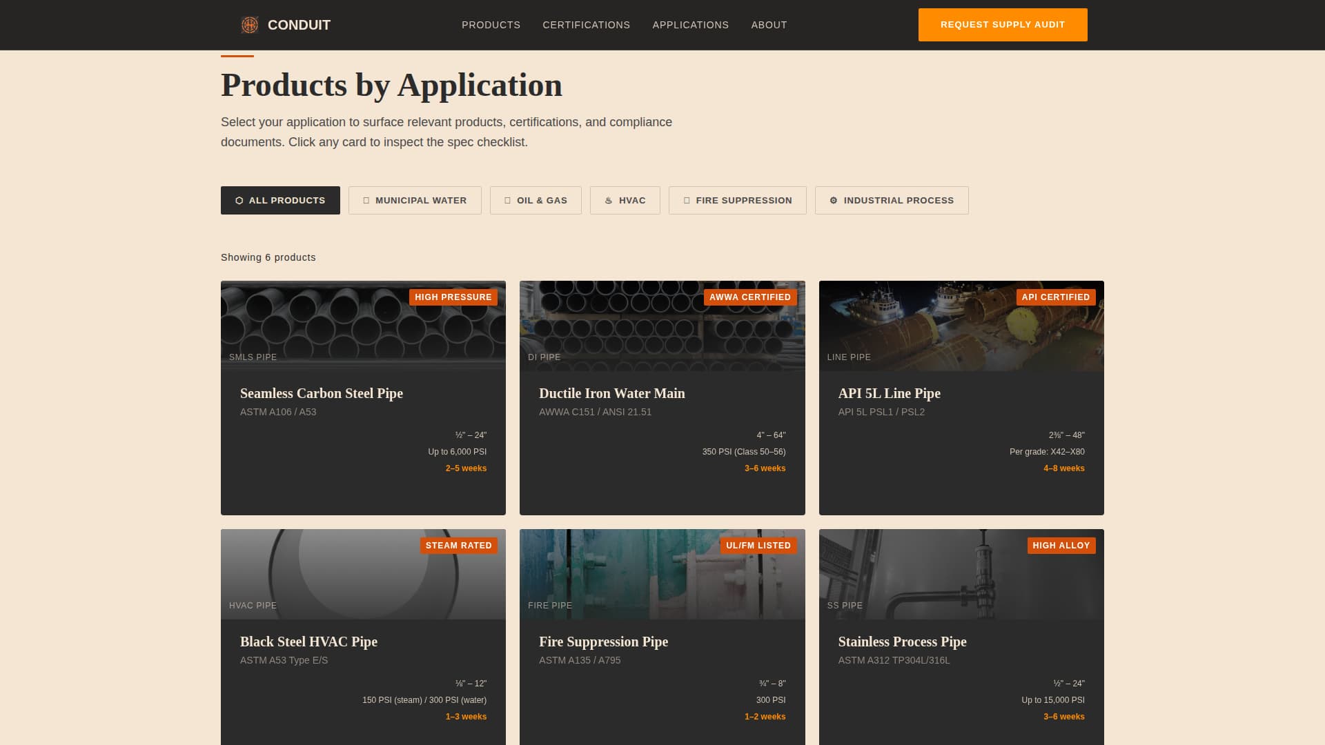 Component & Equipment Manufacturing Directory Website Template