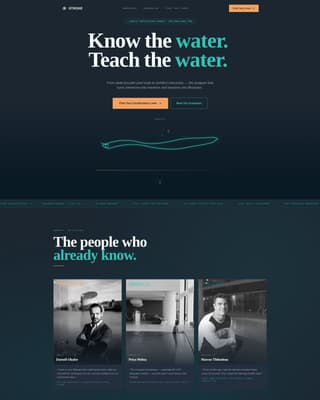 Swimming Fitness Professional Website Template