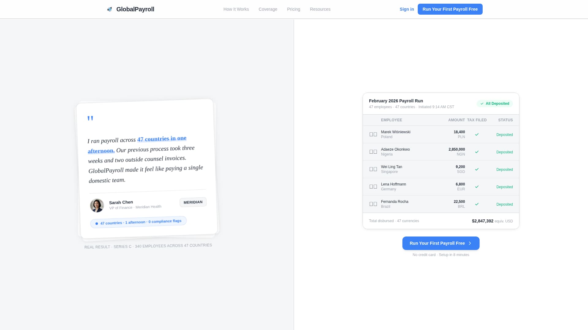 Payroll & Benefits Platform Reviews Website Template