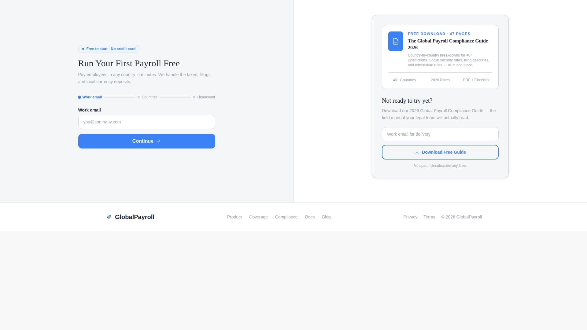 Payroll & Benefits Platform Reviews Website Template