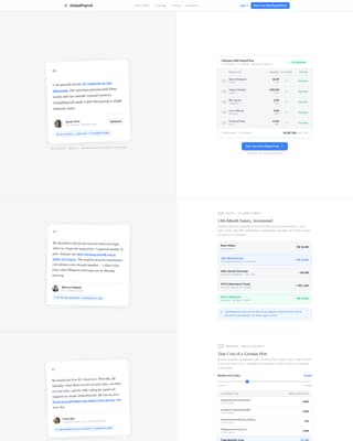 Payroll & Benefits Platform Reviews Website Template
